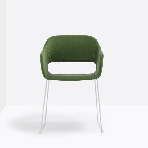 BABILA Armchair Upholstered Steel Legs - TB Contract Furniture