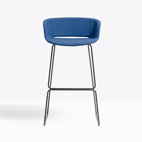 BABILA High Stool Upholstered/steel - TB Contract Furniture PEDRALI