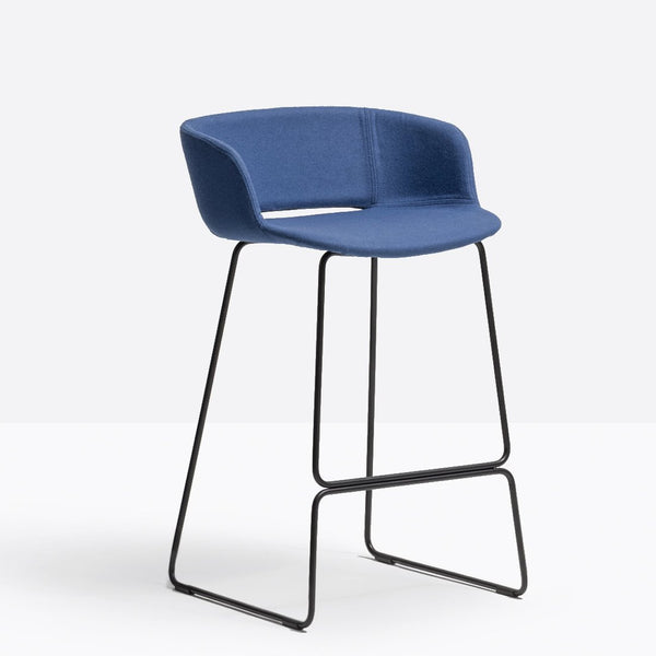BABILA High Stool Upholstered/steel - TB Contract Furniture PEDRALI