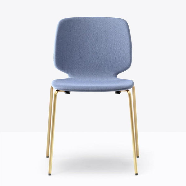 BABILA Side Chair Upholstered w steel tube frame Ø16mm - TB Contract Furniture PEDRALI