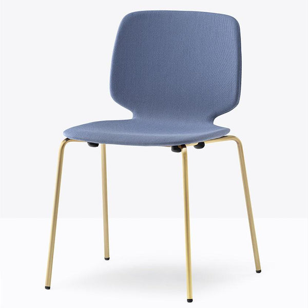 BABILA Side Chair Upholstered w steel tube frame Ø16mm - TB Contract Furniture PEDRALI