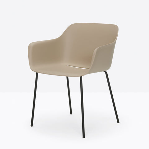 BABILA XL Armchair w steel legs - TB Contract Furniture