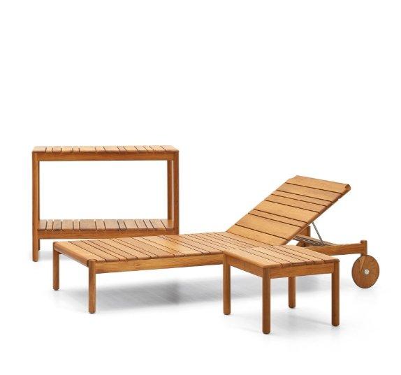 Barcode Chaise Lounge no cushion - TB Contract Furniture VARASCHIN