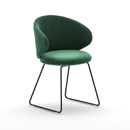 BELLE Sled Armchair - TB Contract Furniture