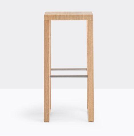 BRERA Barstool w/ stainless steelfootrest (650 mm) - TB Contract Furniture PEDRALI