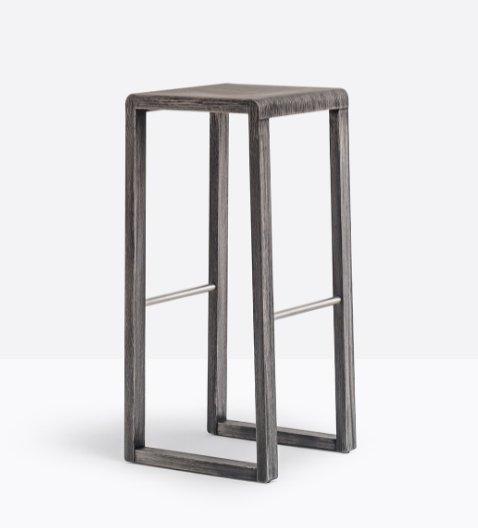 BRERA Barstool w/ stainless steelfootrest (750 mm) - TB Contract Furniture PEDRALI