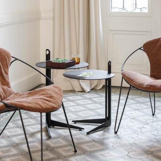 Collins Side Table Low Lacquered 5mm - TB Contract Furniture JOLI