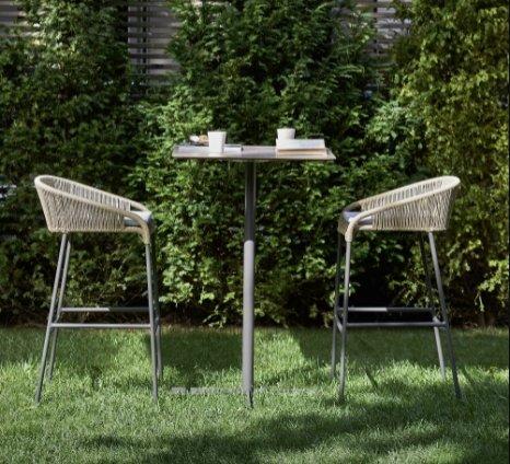 Cricket Low Bar Stool w/ no cushion - TB Contract Furniture VARASCHIN