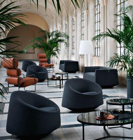 Crystal Round Armchair 96cm - TB Contract Furniture TACCHINI