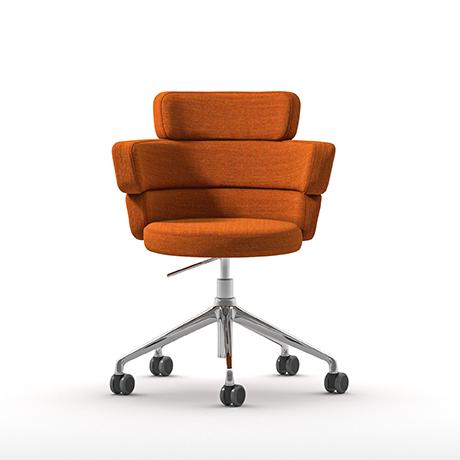 DAM XL HO Swivel Armchair Height-Adjustable - TB Contract Furniture