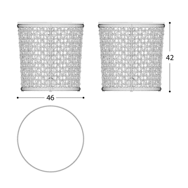 EMMA Basket Coffee Table - TB Contract Furniture Varaschin