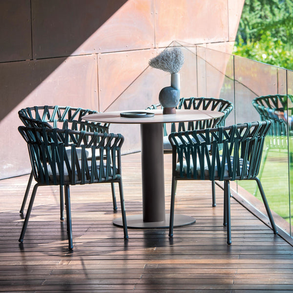 EMMA Cross Dining Armchair - TB Contract Furniture VARASCHIN