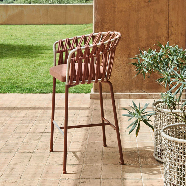 Emma Cross High Bar Stool - TB Contract Furniture Varaschin