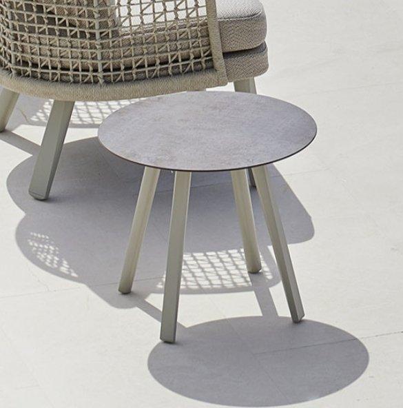 EMMA D50 Coffee Table w/aluminum legs, hpl - TB Contract Furniture VARASCHIN