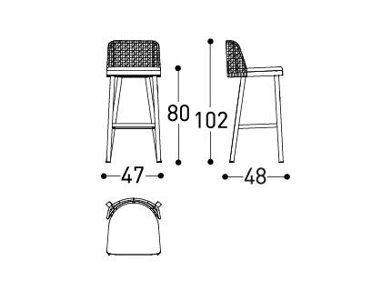 EMMA Stool - TB Contract Furniture VARASCHIN