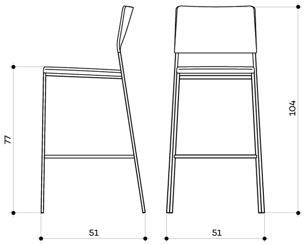 HAT Stool - TB Contract Furniture ARRMET