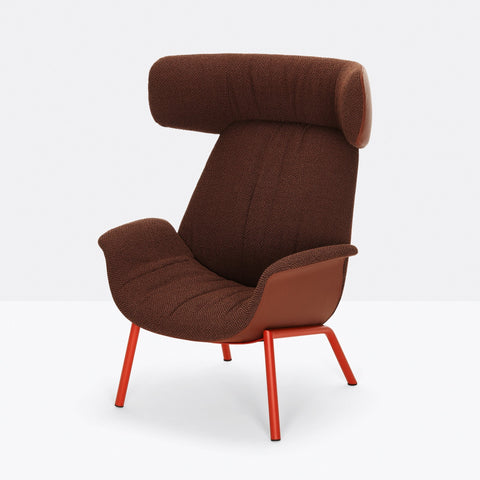 ILA Lounge Armchair w/ Steel tube frame - TB Contract Furniture