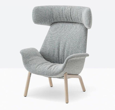 ILA Lounge Armchair w/ Wooden legs - TB Contract Furniture