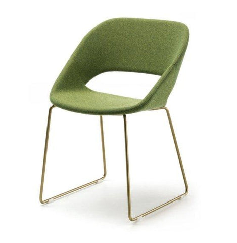 KABIRA Fabric Sled Armchair - TB Contract Furniture