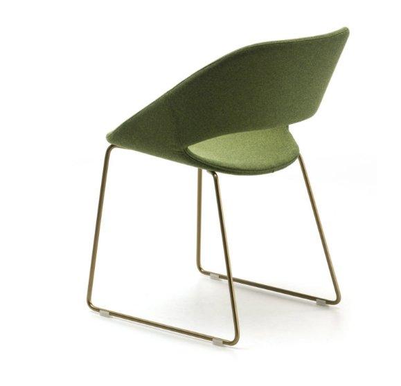 KABIRA Fabric Sled Armchair - TB Contract Furniture ARRMET