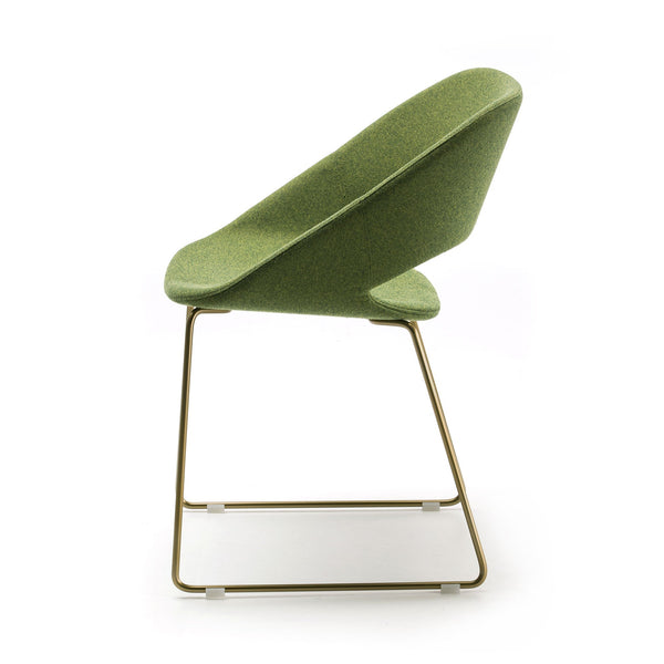 KABIRA Fabric Sled Armchair - TB Contract Furniture ARRMET