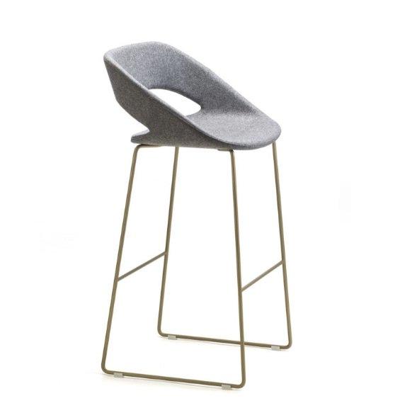 KABIRA Fabric Sled Stool - TB Contract Furniture ARRMET