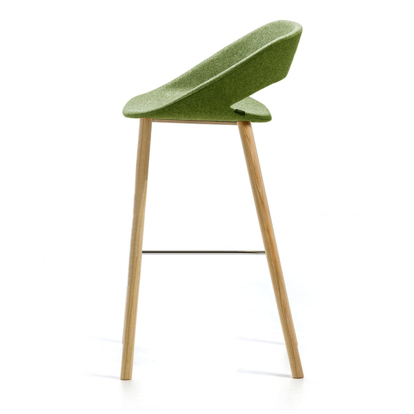 KABIRA Fabric Small 4 Leg (Wood) Stool - TB Contract Furniture ARRMET