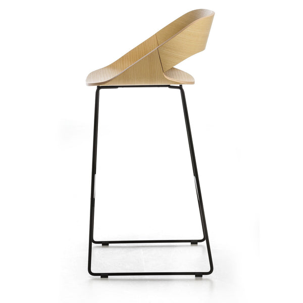 KABIRA Wood Sled Stool - TB Contract Furniture ARRMET