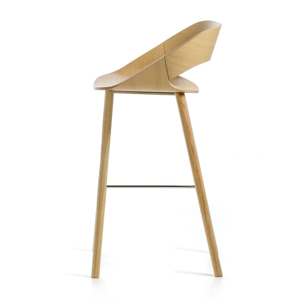KABIRA Wood Small 4 Leg (Wood) Stool - TB Contract Furniture ARRMET