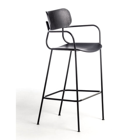 Kiyumi Wood Barstool - TB Contract Furniture