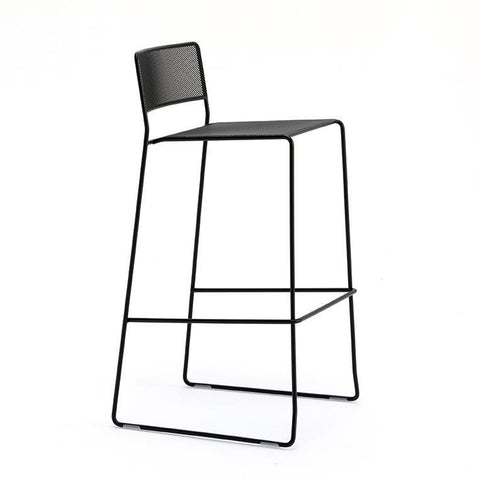 LOG Mesh Bar Stool - TB Contract Furniture