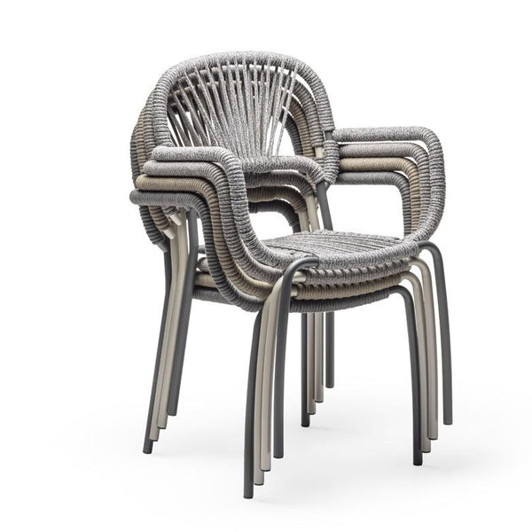 Moyo Steel Frame Chair w/marine rope - TB Contract Furniture CHAIRS&MORE