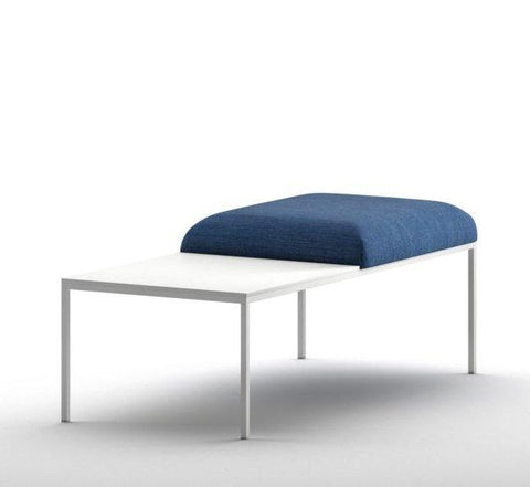SHARP 1 Seater Bench + Tablet - TB Contract Furniture