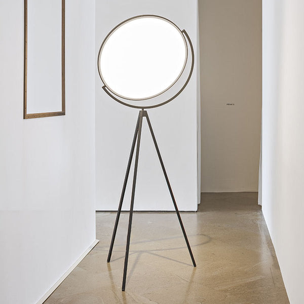 Superloon - LED Floor Lamp in Black or White Dimmable with Optical Sensor - TB Contract Furniture FLOS