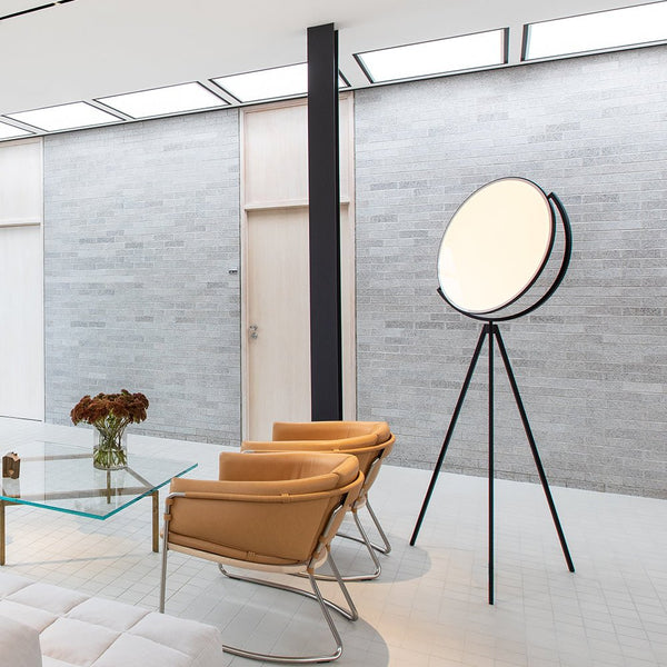 Superloon - LED Floor Lamp in Black or White Dimmable with Optical Sensor - TB Contract Furniture FLOS