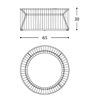 Tibidabo Coffee Table Small - TB Contract Furniture VARASCHIN