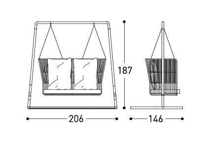 TIBIDABO Swing Sofa - TB Contract Furniture VARASCHIN