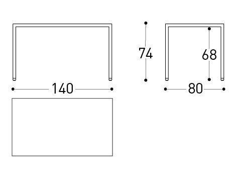 VICTOR Dining Table - TB Contract Furniture VARASCHIN