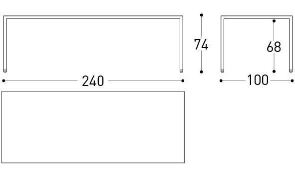 VICTOR Dining Table - TB Contract Furniture VARASCHIN