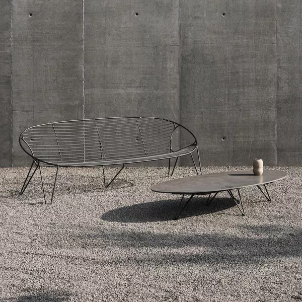 WIRE 2 seater Bench - TB Contract Furniture JOLI